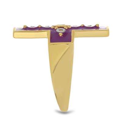 BUY 925 SILVER NATURAL PERIDOT WITH WHITE ZIRCON GEMSTONE ENAMEL RING 